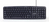 Gembird KBS-UO4-01 clavier Souris incluse USB QWERTY Anglais américain Noir