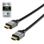 j5create JDC53 kabel HDMI 2 m HDMI Typu A (Standard) Czarny, Szary