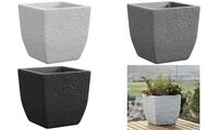 tera Cube à plantes "Lithos 40", stone grey (6456532)