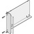 SCHROFF Luftleitblech mit U-Profilfrontplatte (Textildichtung) - SBG SCHOTTBLECH 3HE 4TE 220T