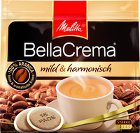 Melitta BellaCrema® mild &amp; harmonisch, 16 Pads