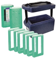 Transportbox isolierend Blue Line 5L, zertifiziert, wiederstandsf., incl.22°C TempShells,Farbe Blau