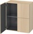 Duravit Halbhochschrank L-CUBE 700x363x800mm medi eiche LC117707171