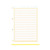 LANDRÉ A4 kopfgeleimter Arbeitsblock, Lineatur 1 (für alle Ausgangsschriften), 50 Blatt, mehrfarbig