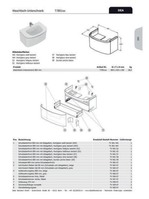 IDEAL STANDARD TV06667 IDS Ablagebox DEA für Waschtisch-Unterschrank 800mm grau