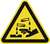 NORDWEST Handel AG Znak ostrzegawczy ASR A1.3/DIN EN ISO 7010 200 mm substancje żrące folia