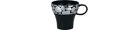 RAK Kaffeetasse 0,20 l silber / schwarz