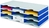 STYRO Schubladenbox Trio grau/blau 268-03031.38 9 Fächer