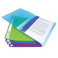 Rapesco A4 Flexi Display Book 10 Pocket Assorted Colours (Pack 10)