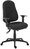 Ergo Comfort High Back Fabric Ergonomic Operator Office Chair with Arms Black - 9500BLK/0270 -