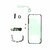 Samsung Rework Kleber Dichtung / Sticker Kit G950 Galaxy S8 GH82-14108A