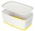 Leitz MyBox Small with Lid WOW White Yellow