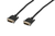 DVI connection cable. DVI(18+1). 2x ferrit M/M. 3.0m. DVI-D single link.