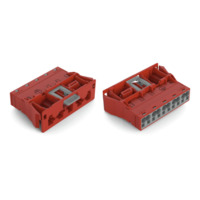 Stecker, 5-polig, Snap-in, Federklemmanschluss, 0,5-4,0 mm², rot, 770-2315