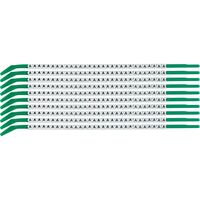 Clip Sleeve Wire Markers SCN-09-A, Black, White, Nylon, 300 pc(s), Germany Kabelmarkierungen
