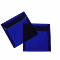 Briefumschläge Offset transparent 170x170mm 100g/qm HK VE=100 Stück intensivblau