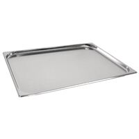 Vogue Stainless Steel 2/1 Gastronorm Pan with Overhanging Rim 20mm Deep - 5.4L