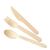 Fiesta Green Dessert Spoons in Betula Wood - Biodegradable - Pack of 100