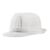 Trilby Hat in White - Polyester with Mesh Construction and Lightweight - S