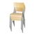 Bolero Cantina Side Chairs - Wood Seat Pad & Backrest - 4 Pack - 470 mm