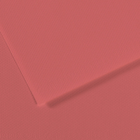 CANSON Feuille à dessins mi-teinte avec grain nid d'abeilles et grain fin de 160g. 50x65cm. ROSE VENITIEN