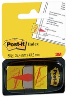 Post-it® Index Haftstreifen Medium mit Unterschrifts-Symbol, 50 Haftstreifen