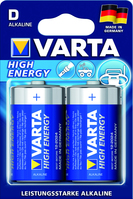Batterie HIGH ENERGY Mono2er Blister D Varta