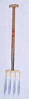 Spatengabel, 310 x 200 mm, T-Griff, Eschenstiel
