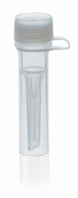 1ml Micro tubes PP with attached screw cap PE with sealing cone