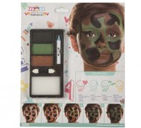 Kit de Maquillaje de Camuflaje infantil Sin talla