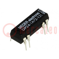 Relay: reed switch; SPST-NO; Ucoil: 24VDC; 1A; max.200VDC; 290mW