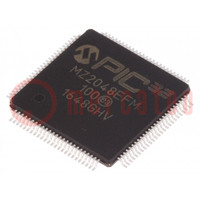 IC: PIC mikrokontroller; 2048kB; 2,2÷3,6VDC; SMD; TQFP100; PIC32