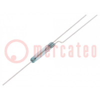 Reed switch; Range: 15÷20AT; Pswitch: 10W; Ø2.54x14mm; 0.5A