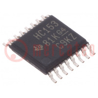 IC: digital; 4 to 1 line,multiplexer,data selector; SMD; TSSOP16