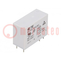 Relay: electromagnetic; SPST-NO; Ucoil: 24VDC; 16A; 16A/240VAC; OZ
