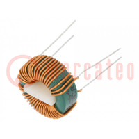 Inductor: wire; THT; 2.2mH; 1.9A; 39mΩ; 230VAC; 17x6mm; -20÷50%