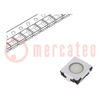Microswitch TACT; SPST; Pos: 2; 0.02A/15VDC; SMT; none; 3.5N; 2mm