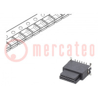 Connector: PCB to PCB; female; PIN: 12; 1.27mm; -55÷125°C; UL94V-0