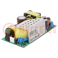 Power supply: switched-mode; open; 150W; 85÷264VAC; OUT: 1; 28VDC