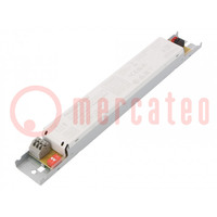 Power supply: switched-mode; LED; 25W; 25÷70VDC; 200÷350mA; IP20