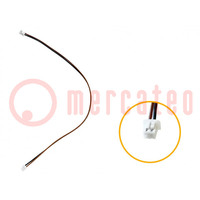 Câble; PIN: 2; MOLEX; P.des contacts: 1,25mm; L: 150mm