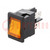 ROCKER; DPST; poz: 2; ON-OFF; 10A/250VAC; sárga; neon; 230V; 8500