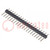 Pin header; pin strips; male; PIN: 20; straight; 2.54mm; THT; 1x20