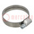Worm gear clamp; W: 12mm; Clamping: 32÷50mm; DD; W2; DIN 3017