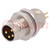 Connector: M8; male; PIN: 4; unshielded; socket; IP67; 30V; 2.5÷3.5mm