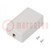 Enclosure: for power supplies; X: 28mm; Y: 45mm; Z: 18mm; ABS; grey