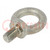 Lifting eye bolt; M20x30; Head: eye; steel; zinc; DIN 580; Ø: 40mm