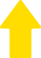 Modellbeispiel: Antirutsch-Piktogramm Pfeil -WT-5811-, gelb (Art. 23390)