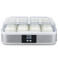 Yogurtera con 12 tarros de 200ml, 21W