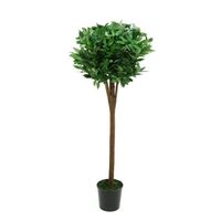 Artificial Silk Laurel Topiary Bay Tree - 152cm, Green